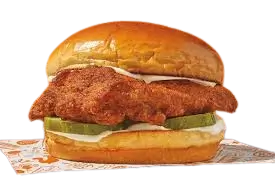 Popeyes Blackened Chicken Sandwich - Menu item