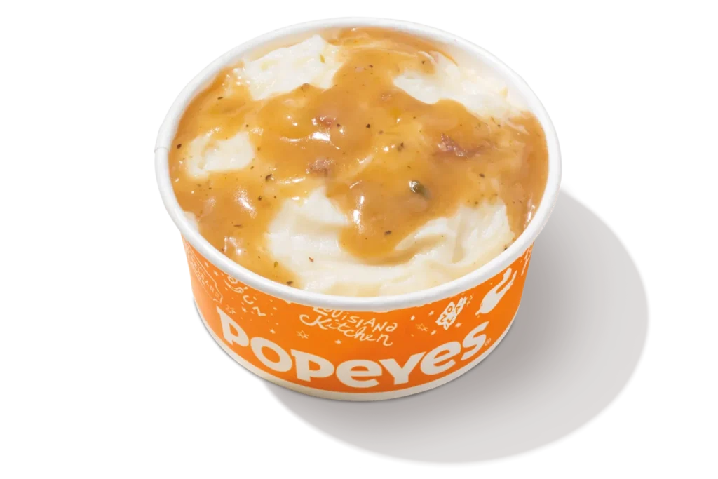 Popeyes mashed potatoes - menu item