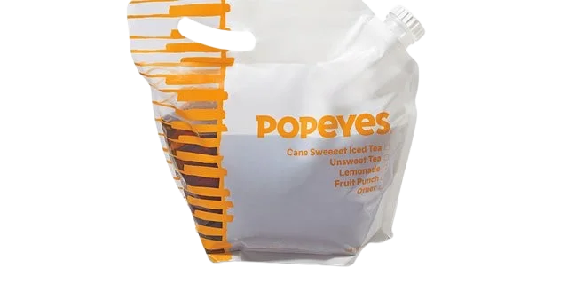 Popeyes Catering Menu Gallon Unsweet Tea
