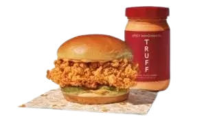 Popeyes Truff Sandwich - Specific Menu Item