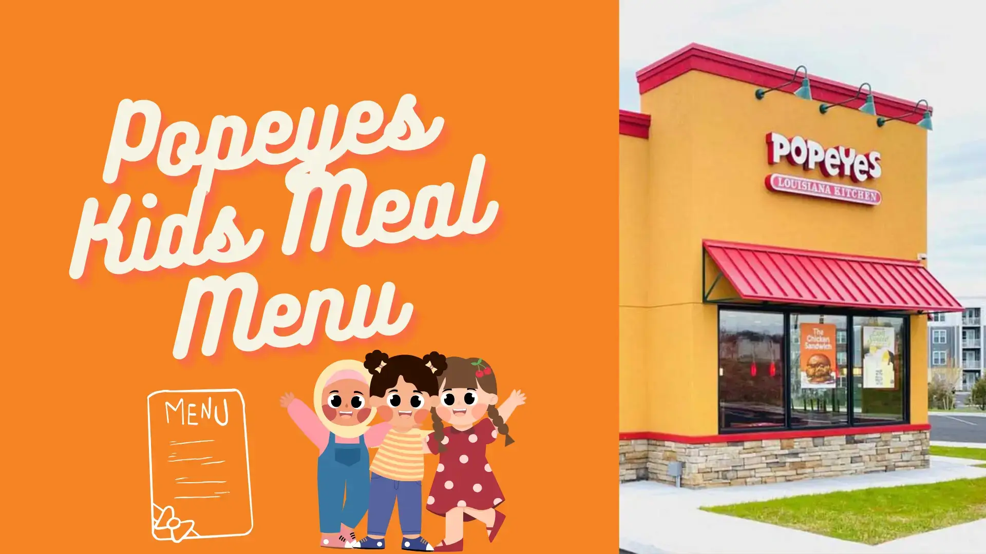 Popeyes Kids Meal Menu