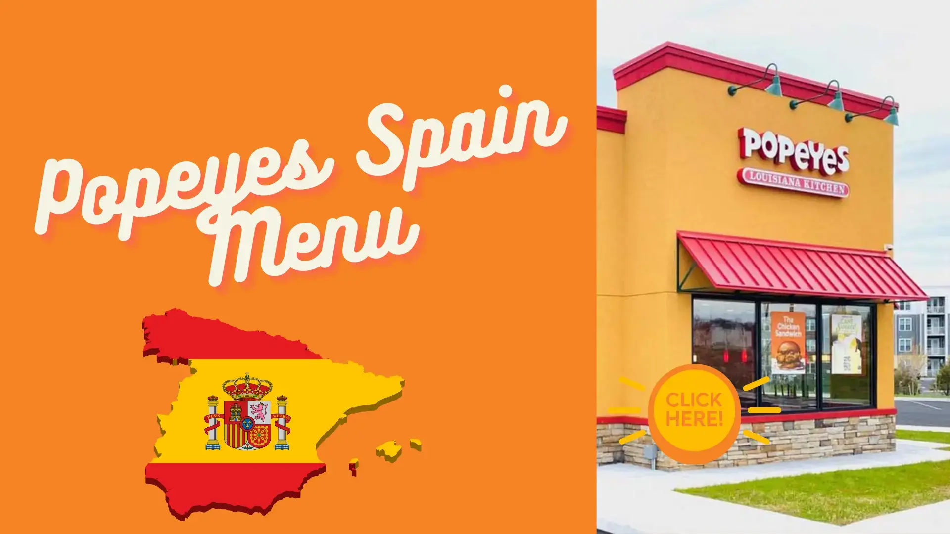 Popeyes Spain Menu