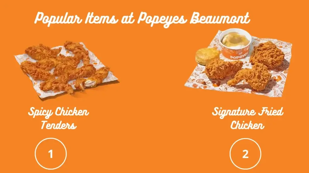 Popular Items at Popeyes Beaumont
