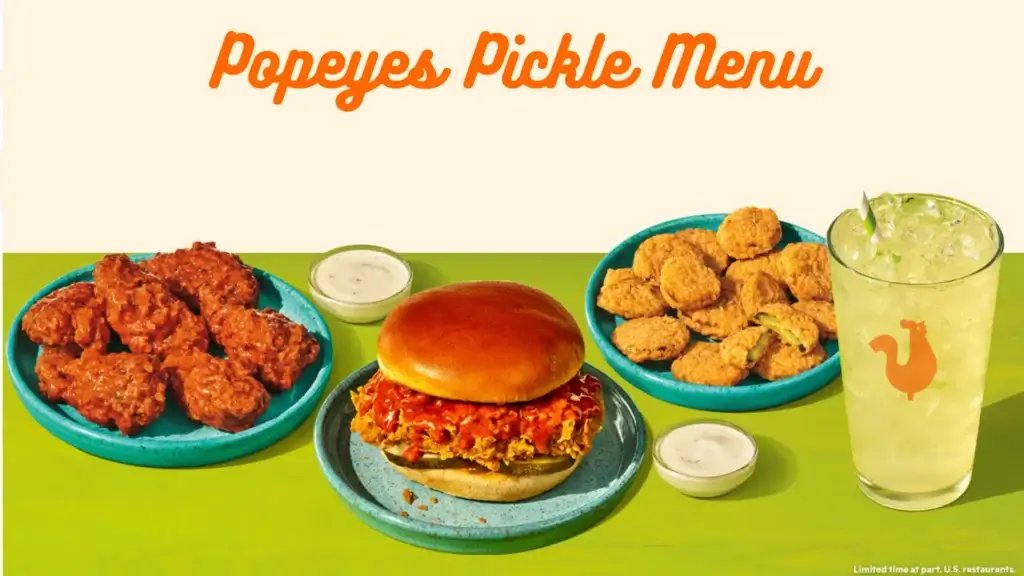 Image showing items of Popeyes Pickle Menu