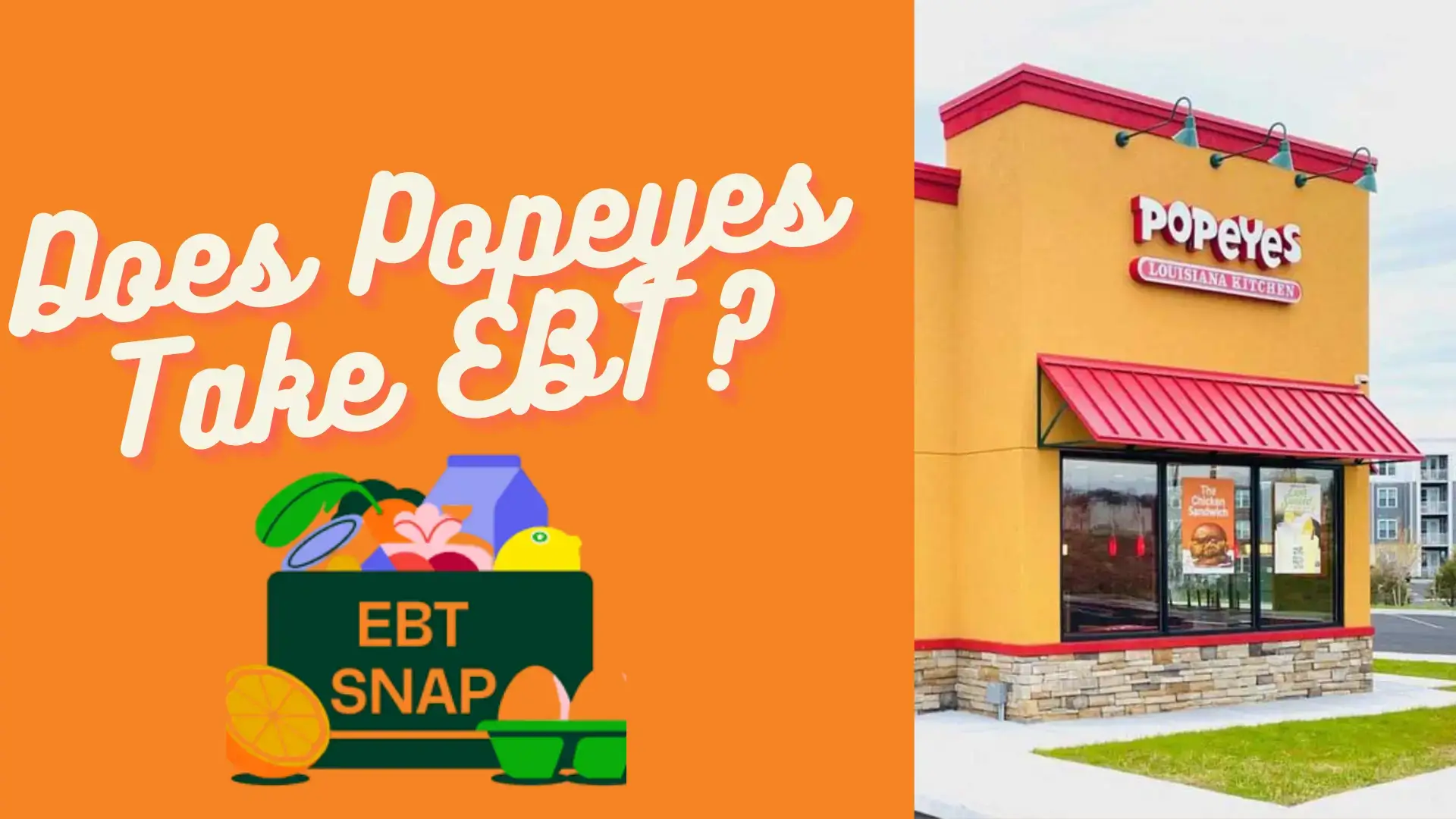 Does Popeyes Take EBT