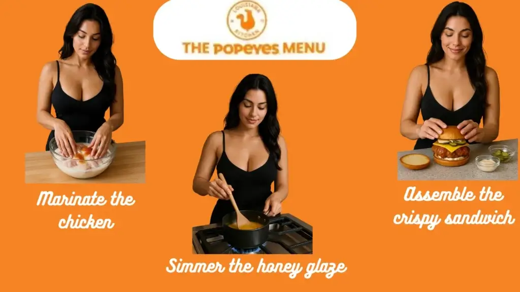 Glaze Sandwich Preparation Step