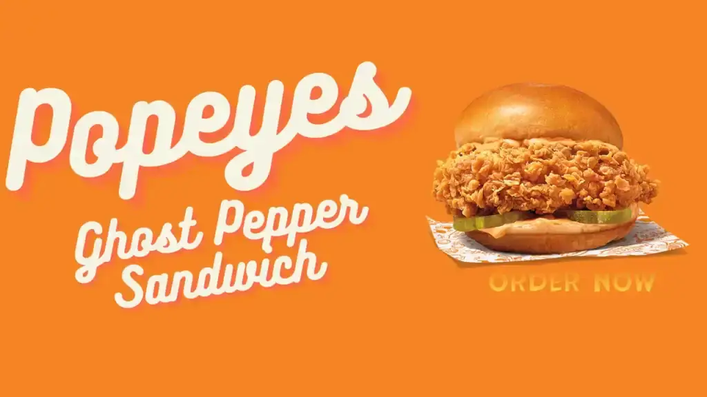 Popeyes Ghost Pepper Sandwich